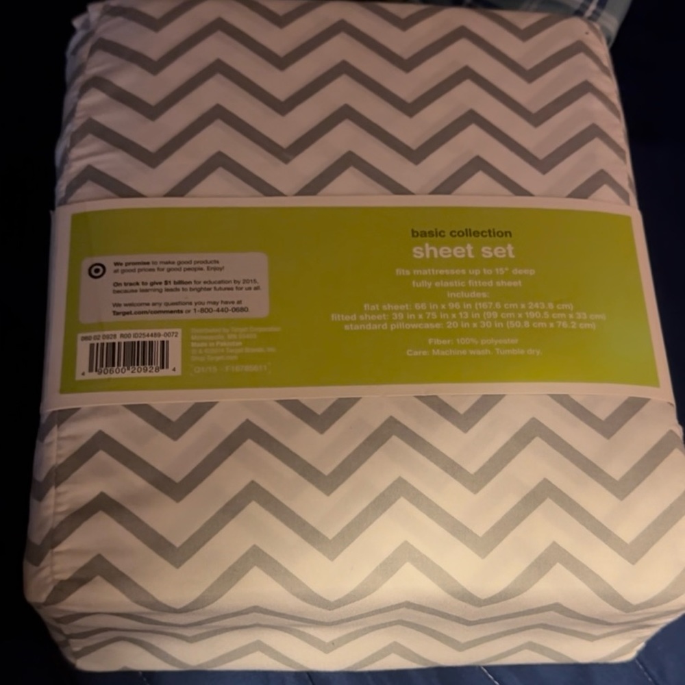 Nwt circo basic sheets size twin - Picture 2 of 2